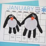 31 January Activities & Crafts for Kids (Free Activity Calendar)