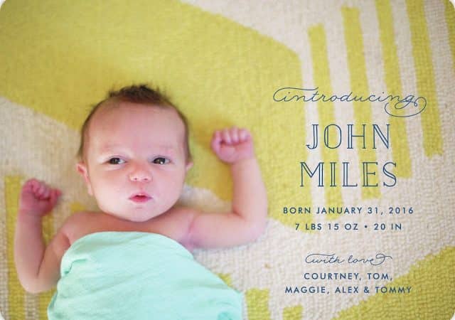 Introducing John Miles: A Birth Story