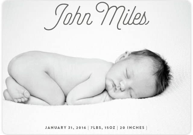 Ideas for Creating Birth Announcements