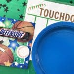 Football Themed Printable Placemats