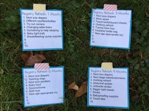 Monthly Printable Baby Checklists