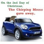 The 12 Days of Toys: Day 2, Powered Ride-On Mini Cooper Car from KidTrax