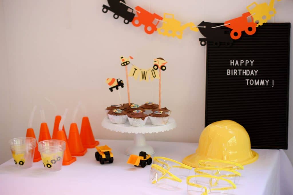 Construction Trucks Birthday Party 