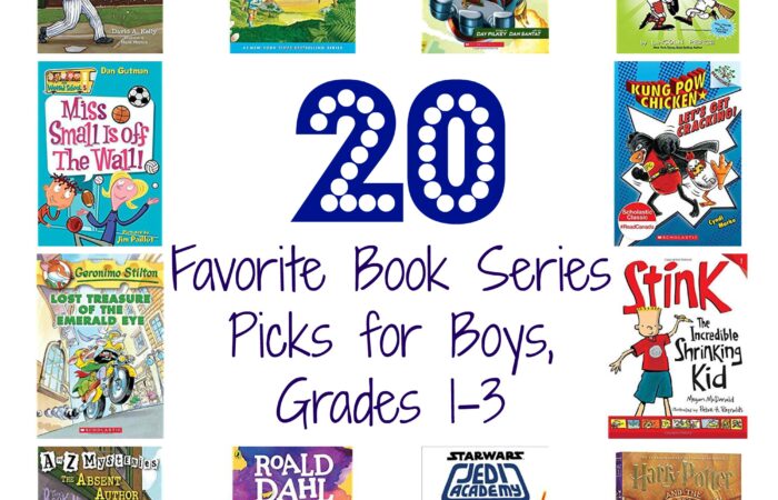 20 Book Series Recommendations for Boys, Grades 1-3