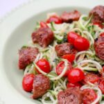 Easy 5 Ingredient Recipe: Sausage, Tomato & Zoodles