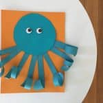 Easy Summer Craft for Kids: Curly Paper Octopus