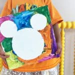 Mickey Mouse Tape Resist Craft