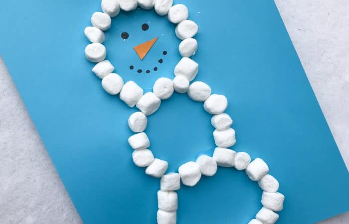 Snowman Book and Craft: Easy Marshmallow Snowman