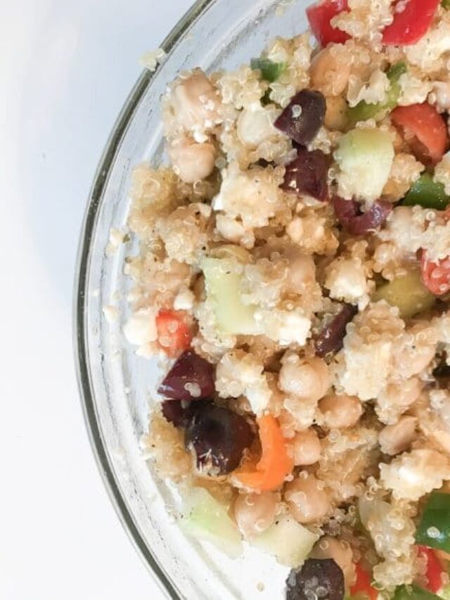 Greek Quinoa Salad Story