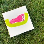 Fun Summer Footprint Craft: Watermelon Footprint