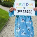 Free Printable First Day of School Signs: All Grades!