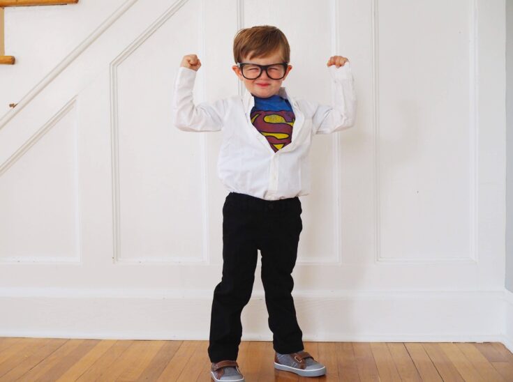 DIY Clark Kent Costume
