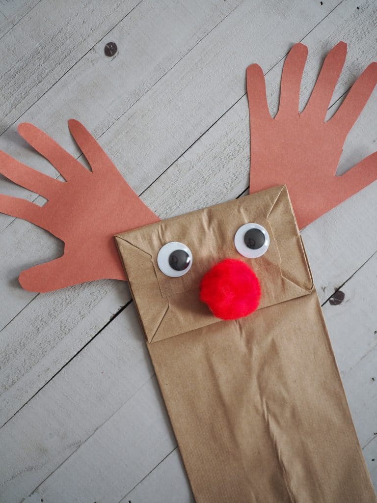 Paper Source Reindeer Gift Bag 4-Pack