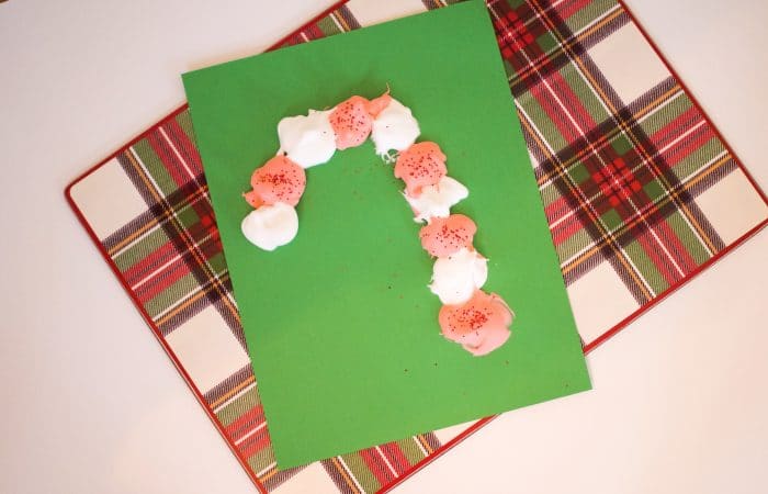 Candy Cane Puffy Paint
