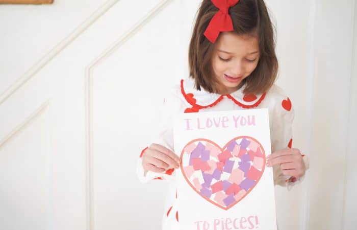 Easy Valentine’s Day Craft with Free Printable