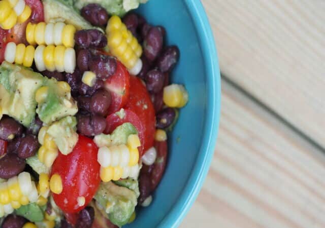Easy Summer Salad: Avocado, Black Bean & Corn Story