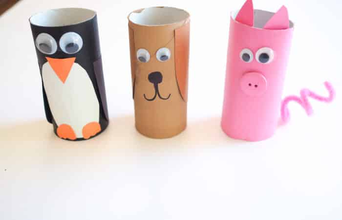 Activities for Kids: 3 Toilet Paper Roll Animals