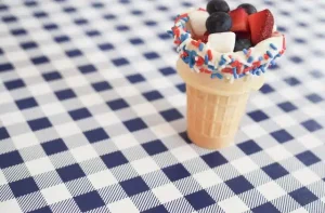 Patriotic Snack ice cream cone