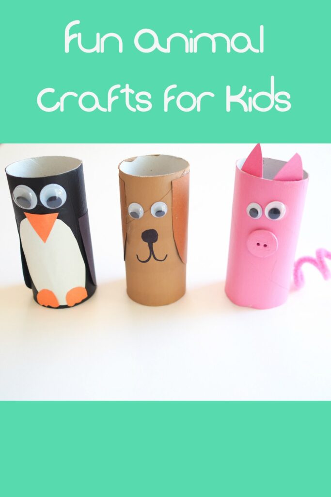 Activities for Kids: 3 Toilet Paper Roll Animals - The Chirping Moms
