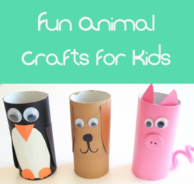 Activities for Kids: 3 Toilet Paper Roll Animals - The Chirping Moms