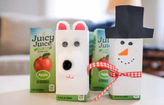 2 Cute Winter Juice Box Crafts