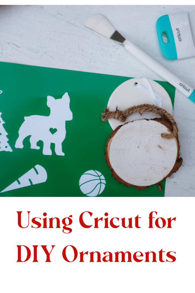 using cricut for ornaments