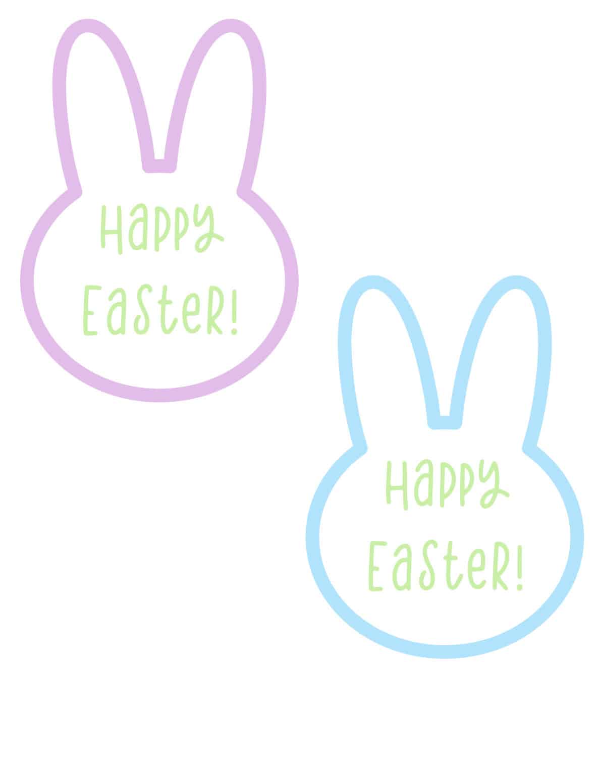 Free Easter Basket Printable - The Chirping Moms