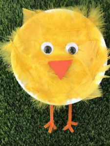 Easy Spring Craft Paper Plate Chick Craft Cover Image